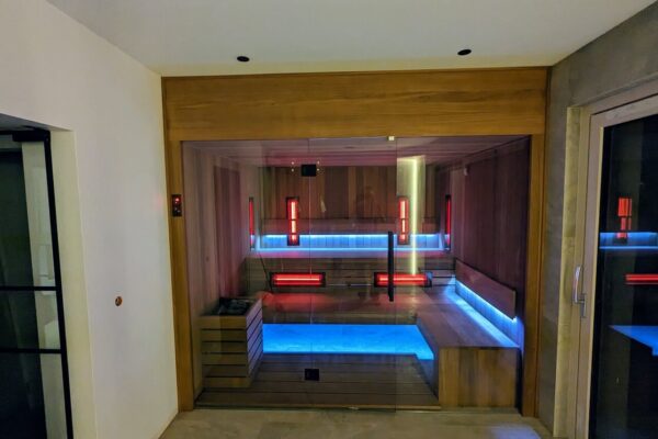 Sauna combi a sauna fińska i infrared